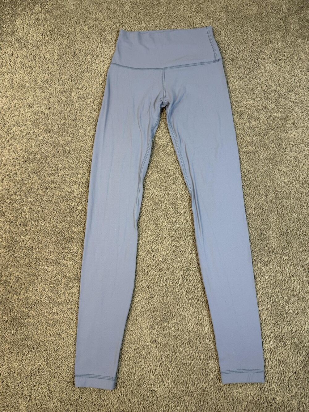 Lululemon Align Pant Womens 4 Tempest Blue Full Length Elastic Waist Yoga
